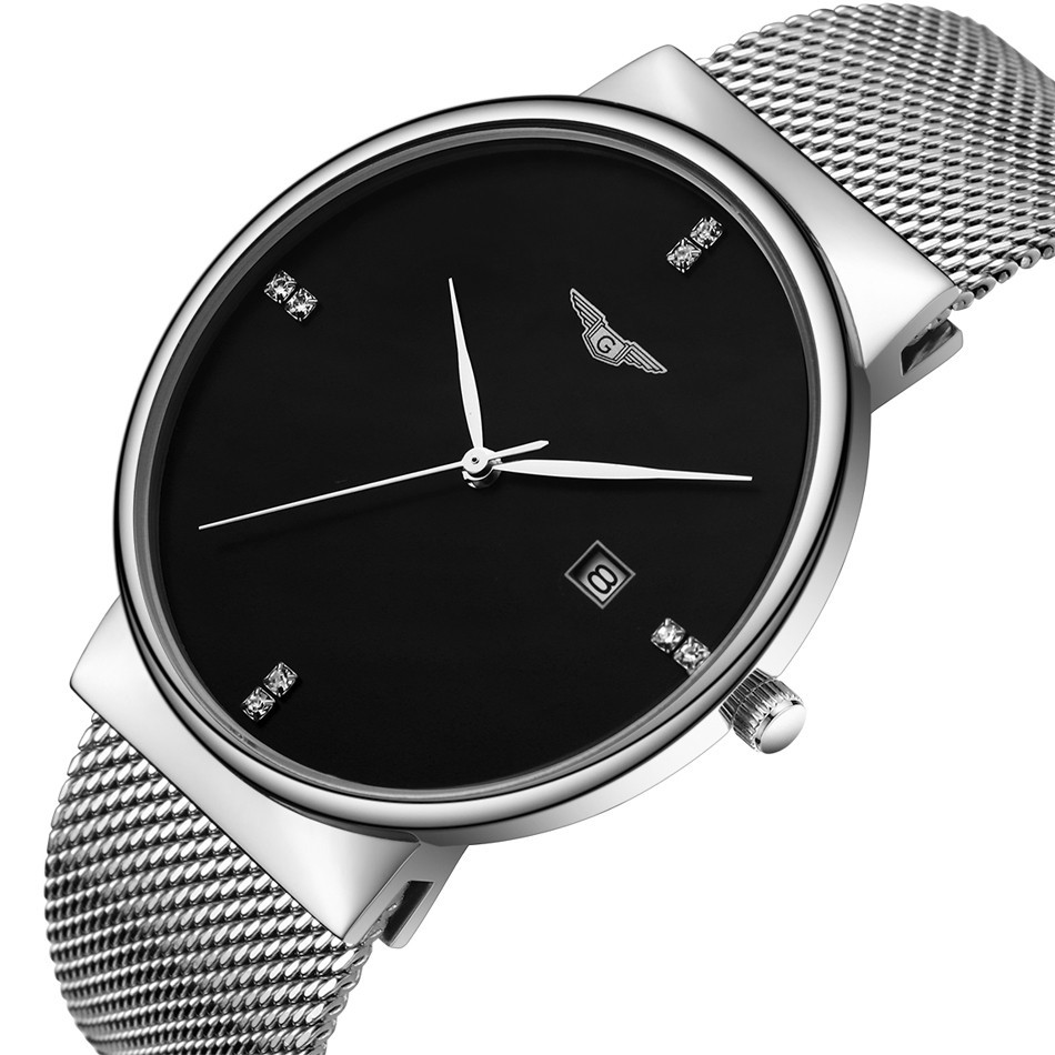 GUANQIN Watch Men Luxury Brand Business Casual full Steel Watch Quartz Watch Men Fashion Waterproof Wristwatch Montre Homme - Image 3