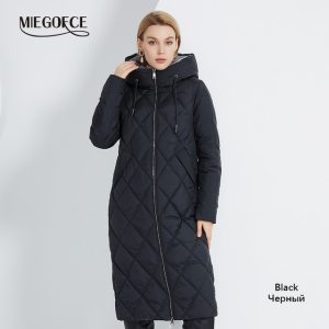 MIEGOFCE Winter Ladies Jacket Lengthened Style Women Padded Parka Thickened Warm Cotton Women Coat D21845