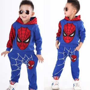 Baby Boys Clothing Sets Toddler Cartoon Hoodies Sweatshirt+Pants 2Pcs Tracksuits Clothes Children Festival Cosplay Costume