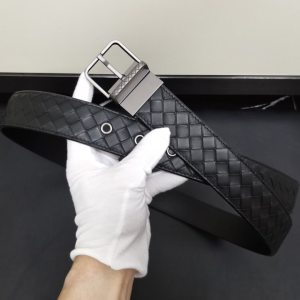 Fashion Business Men Leather Belt Alloy Pin Buckle Hand Woven Women Strap Jeans Casual Pants Braided Belt