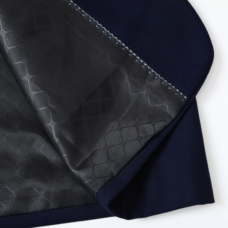 Plus Size Xl-9xl Men Suit Sets Business Office Solid Color Male Formal Clothing Oversized Classic Solid Blazer (Top + Pants)) - Image 6