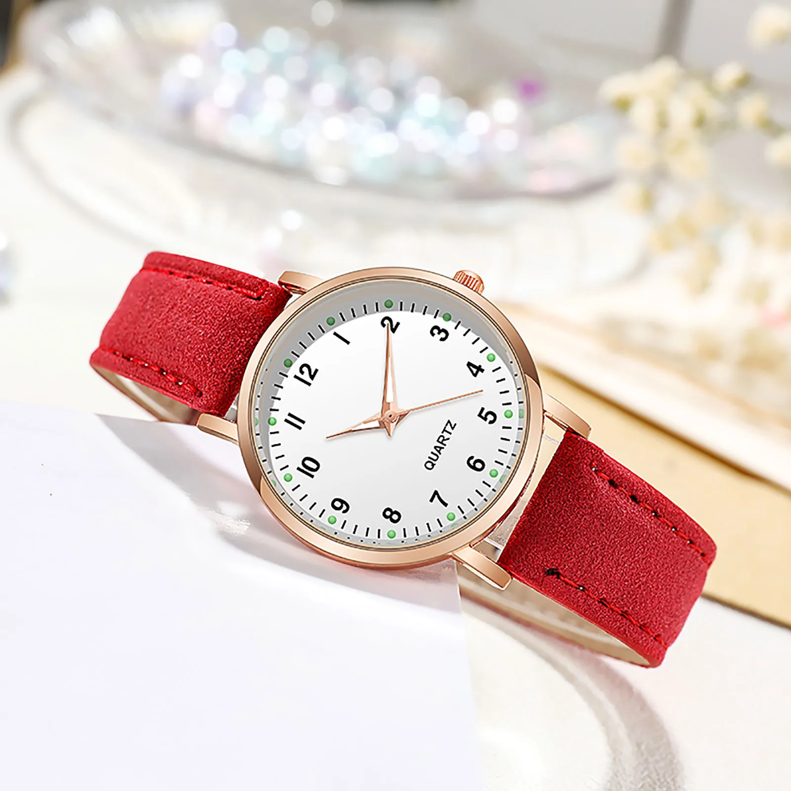 Reloj Mujer Fashion Watch For Women Leather Belt Watches Ladies Luxury Analog Quartz Luminous Wristwatch Clock Relogio Feminino - Image 5
