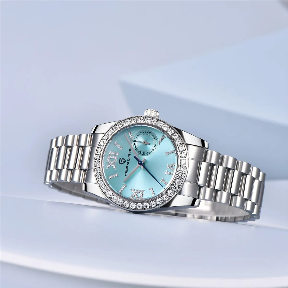 PAGANI DESIGN 2024 New 32MM Women's Wristwatch Elegant Luxury Quartz Watch For Women Fashion Waterproof Watches Sapphire Clock - Image 3