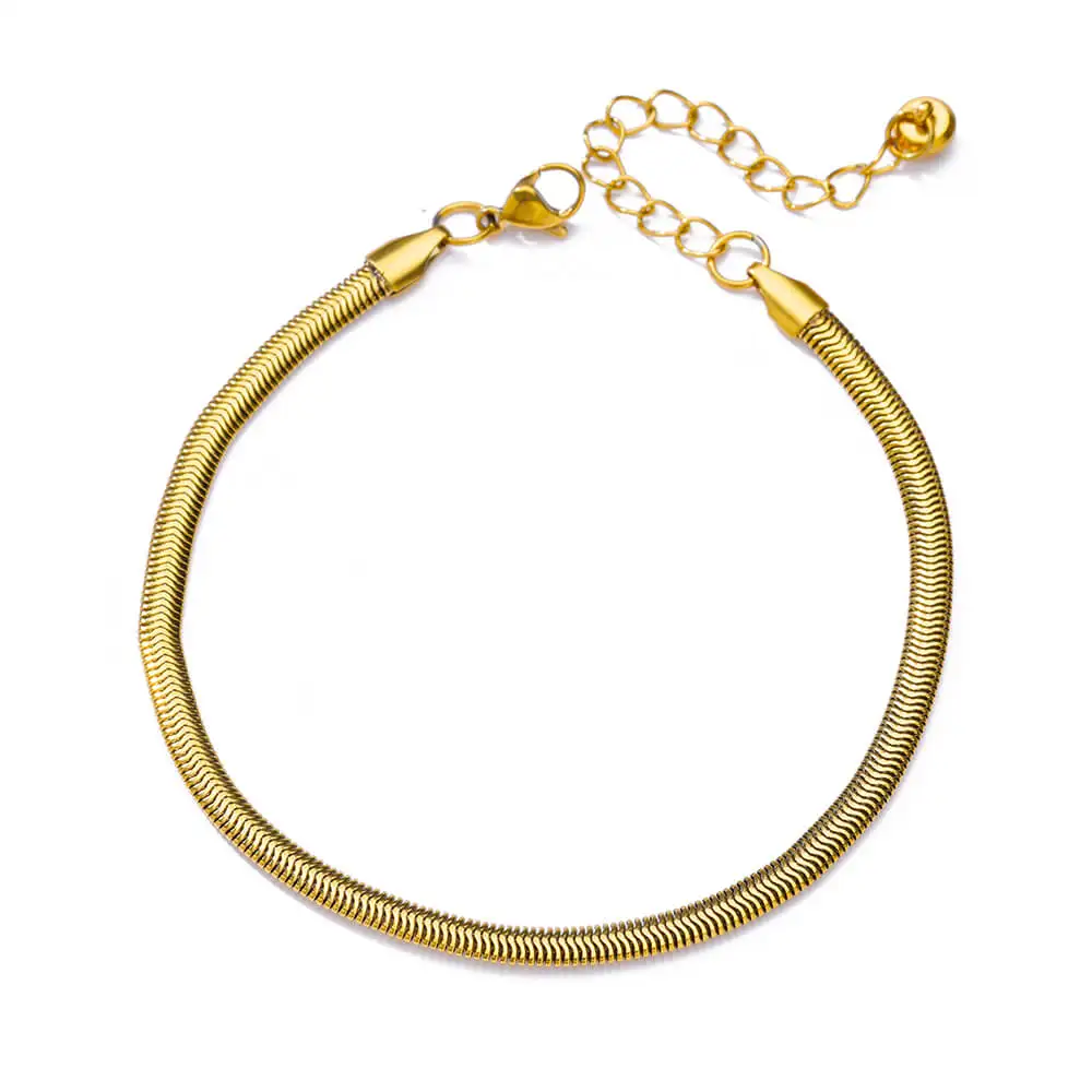 Chain Anklet For Women Girls Adjustable Summer Beach Snake Chain Stainless Steel Waterproof Feet Jewelry Party 2025 Fashion Gift - Image 4