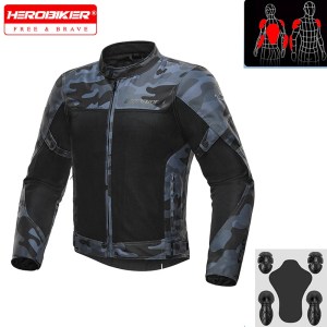 Men's Motorcycle Jacket Summer Motocross Jacket Protective Gear Motorcyclist Outdoor Comfortable Clothing Moto Riding Jacket