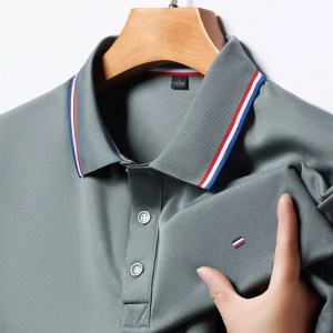 2025 Embroidery New Summer Polo Shirt Men High Quality Men's Short Sleeve Top Business Casual Breathable Polo-shirt for Men